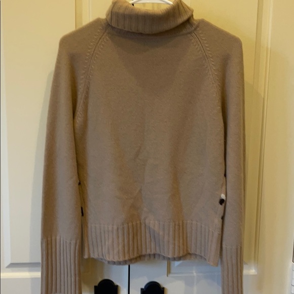 Cache Tan and Brown Medium Sweater - Picture 5 of 6